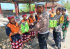 Polantas Menyapa, Satlantas Polres Jembrana Gelar Program 'SEBATAS NGOPI' Bersama Warga Desa Medewi